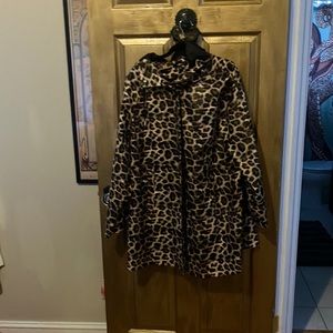 Leopard Raincoat